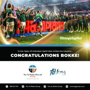 Congratulations Bokke!